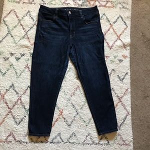 Dark Wash American Eagle Jeggings